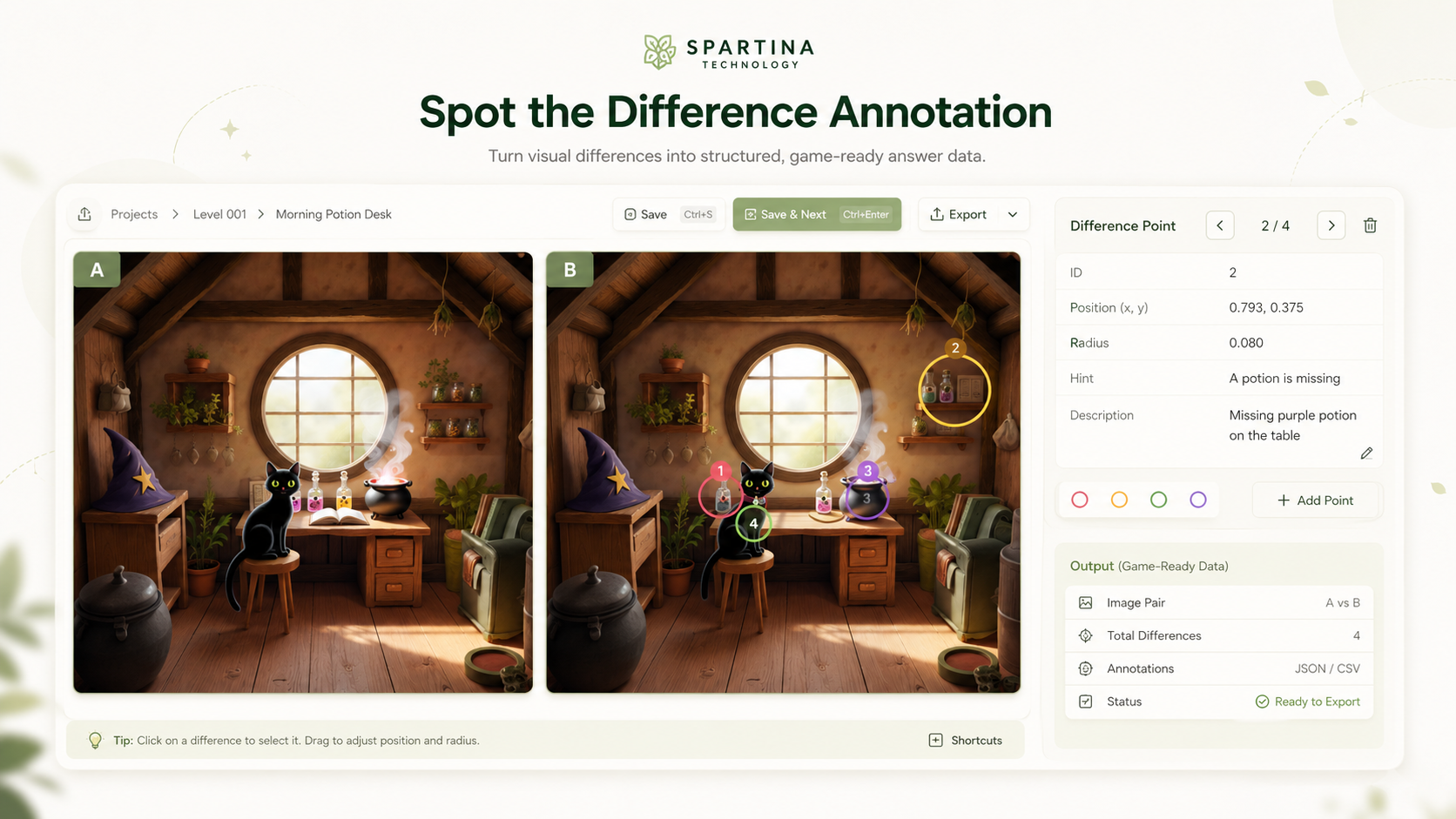 Spot-the-Difference Content Pipeline