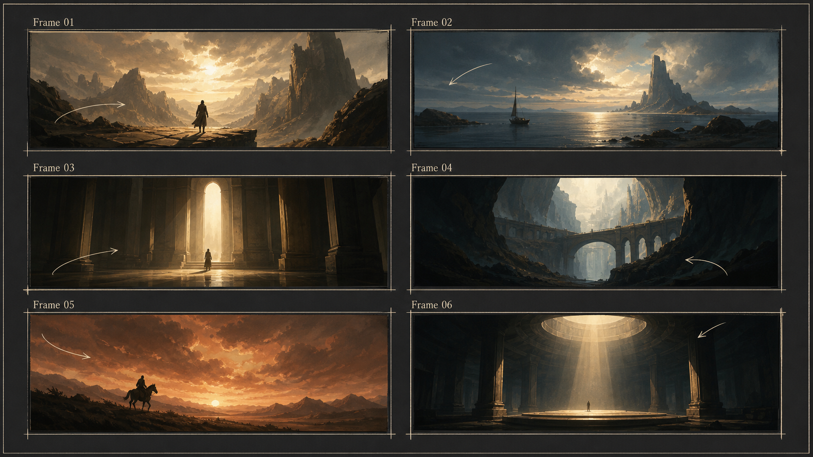 Film Storyboard Frame